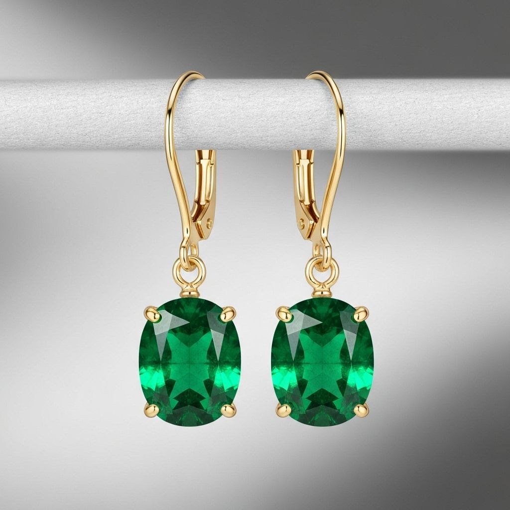 Emerald Earrings
